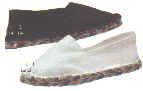 Espadrille en toile et semelle de chanvre